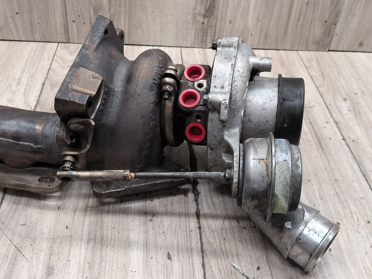 09-12 Mercedes-Benz W212 E550 M278 LEFT Engine Motor Turbo Charger w/ Manifold