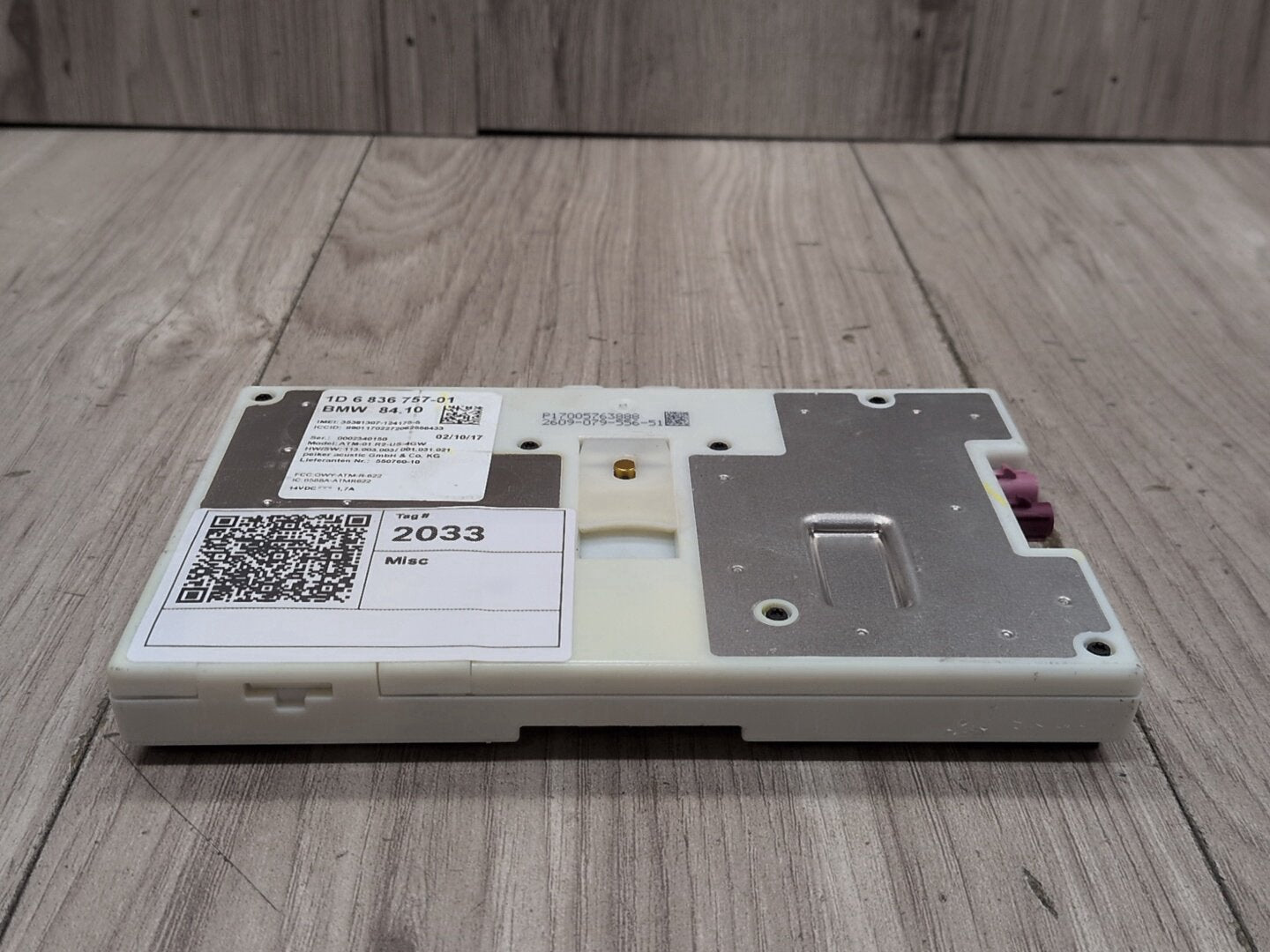MATCH* OEM BMW F15 F36 F48 F85 F90 G01 G20 G30 M5 Telematics Control Unit Module