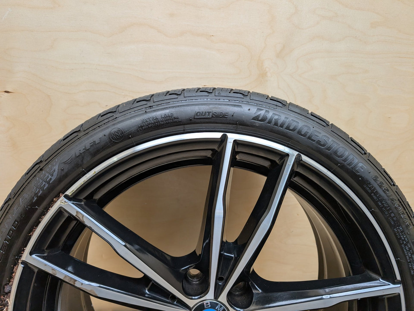 OEM BMW G20 G22 G23 G26 M340 M440 Rim Wheel 19x8" ET:27 Double Spoke Style 791M