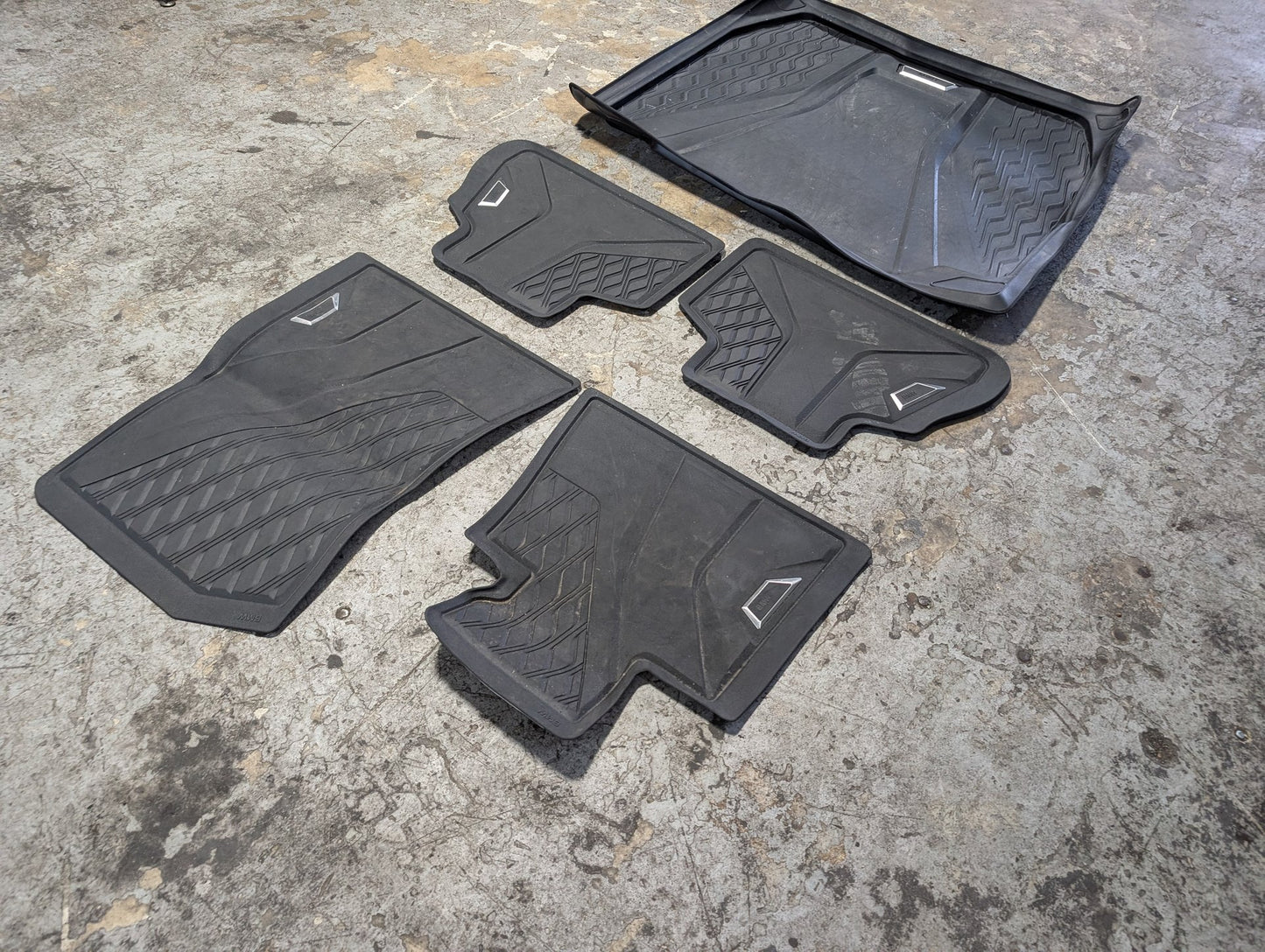 2019-2026 BMW X5 G05 Front Rear Left Right All Weather Mat Carpet Floor Mats SET 7458551