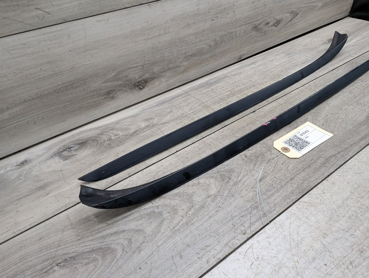 2006-2011 BMW 328i E90 Front Left Right Side Windshield Drip Trim Molding SET 7179253 OEM
