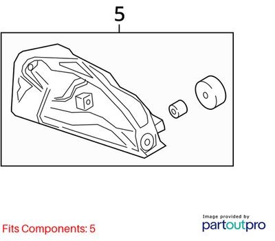 BMW G20 G22 G26 G30 G01 B46 Left Driver Engine Bracket Support Mount 6864595
