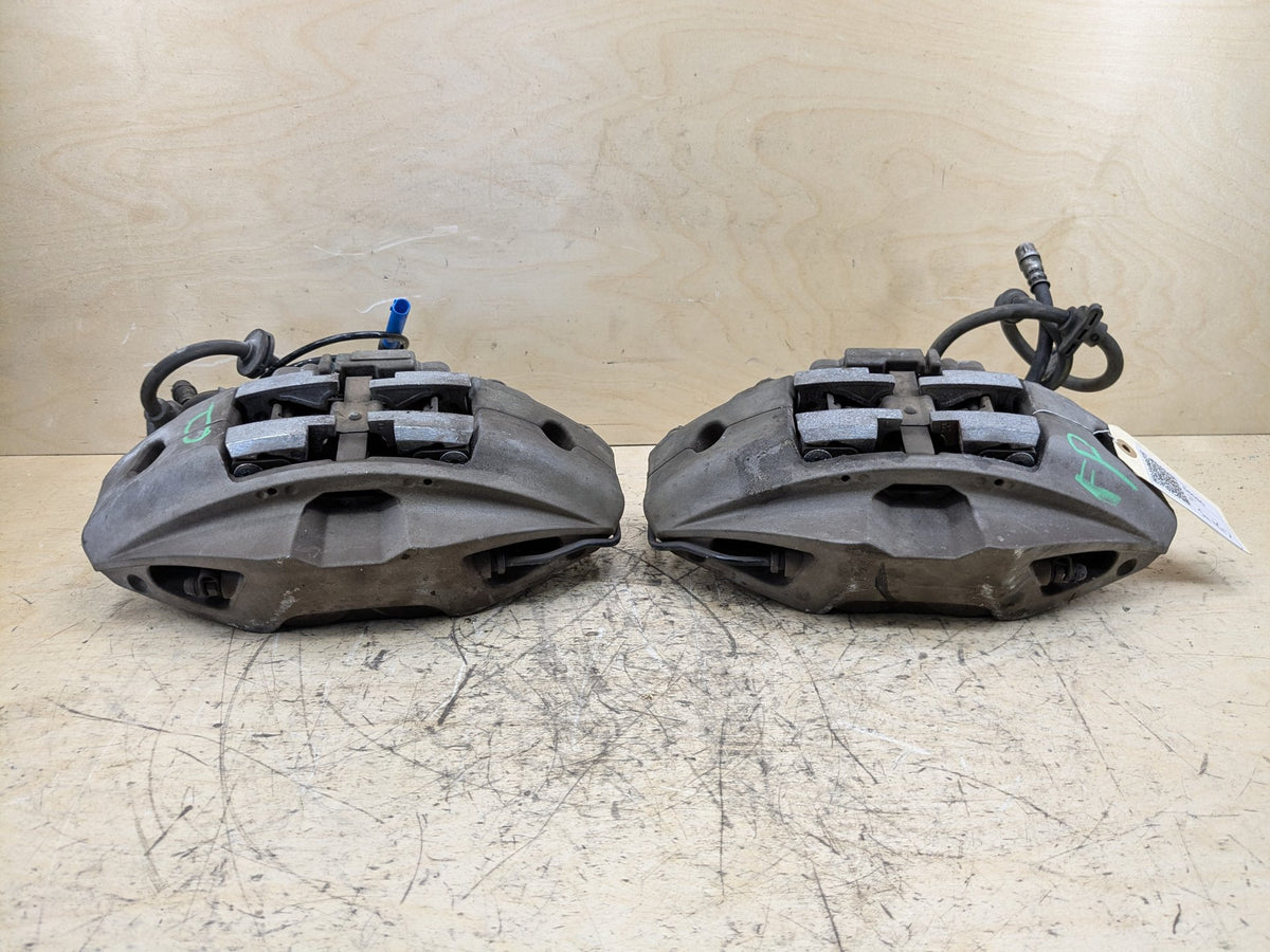 16-22 OEM BMW G11 G12 745eX 750i 750iX Front Left Right Brake Caliper Gray SET