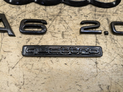 2012-2018 Audi A6 C7 Rear Emblem Badge Symbol Logo SET 4G5853742 OEM