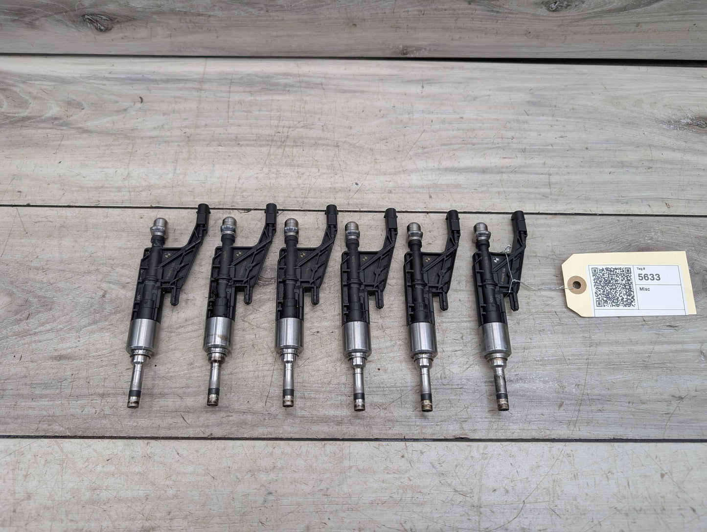 2012-2018 BMW 340i F30 Engine Motor Fuel Injector SET 7639990