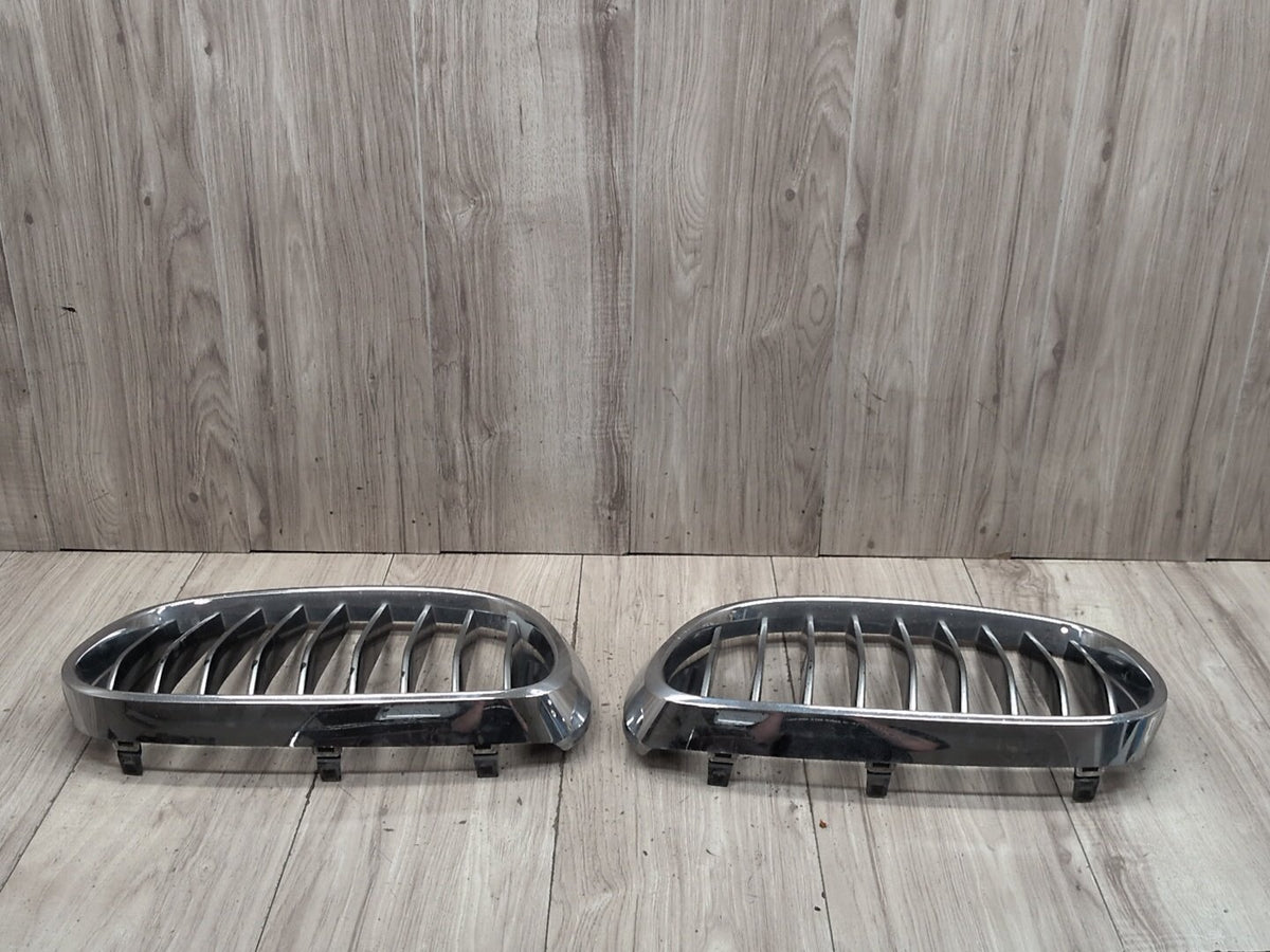 16-19 OEM BMW G11 G12 740 750 Front Left Right Upper Bumper Kidney Grilles SET