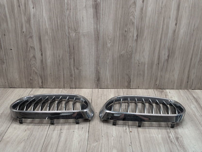 16-19 OEM BMW G11 G12 740 750 Front Left Right Upper Bumper Kidney Grilles SET