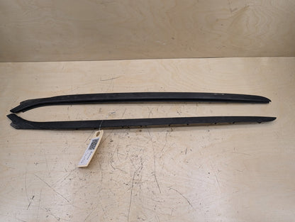 2012-2018 BMW 320i F30 Front Left Right Side Windshield Drip Trim Molding SET 7258187