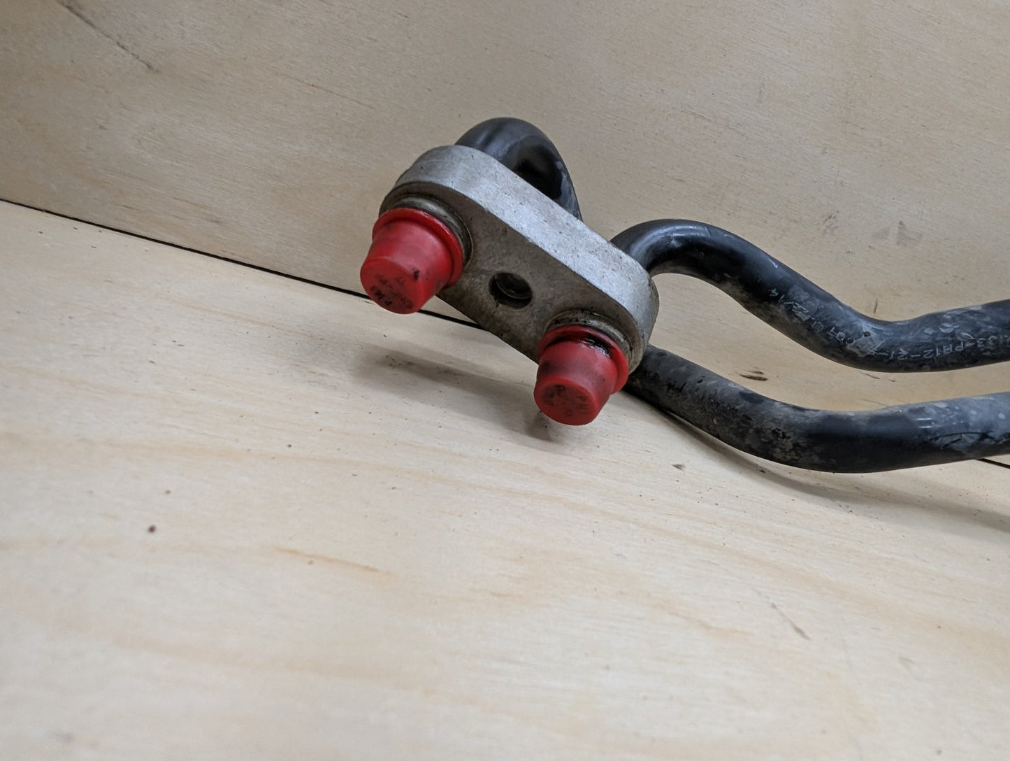 2012-2018 BMW F30 335i N55B30M0 Engine Oil Cooler Line Return Flow SET 7639449