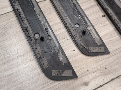 2010-2016 Audi S4 B8 Front Rear Left Right Scuff Plate Door Sill SET 8K0853376 OEM