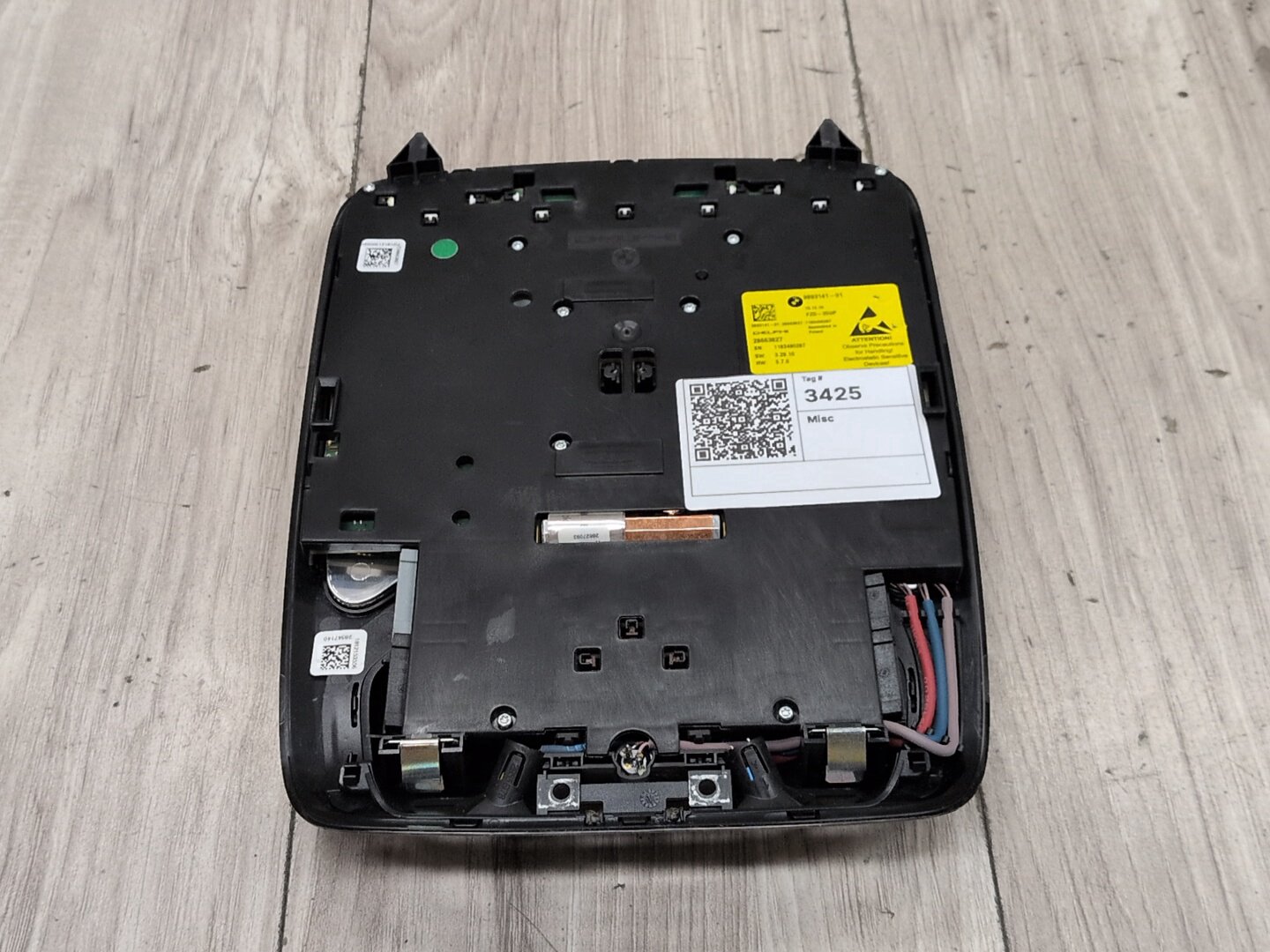 2019 - 2026 BMW X5 G05 Headliner Overhead Dome Light Switch Module 9893141 N63B44M3