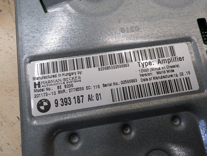 2016-2022 BMW 750i G12 Stereo Audio Amp Amplifier 9393187