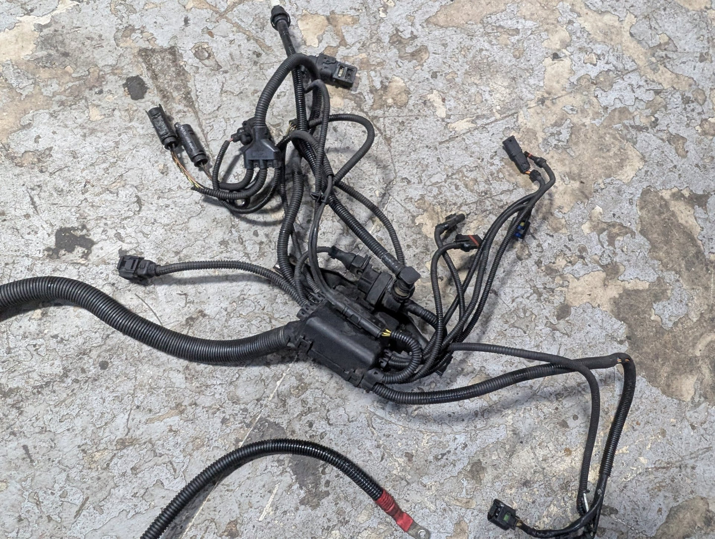 2007-2013 BMW E93 328i N52B30M1 Engine Motor Transmission Wiring Wire Harness SET 7555003