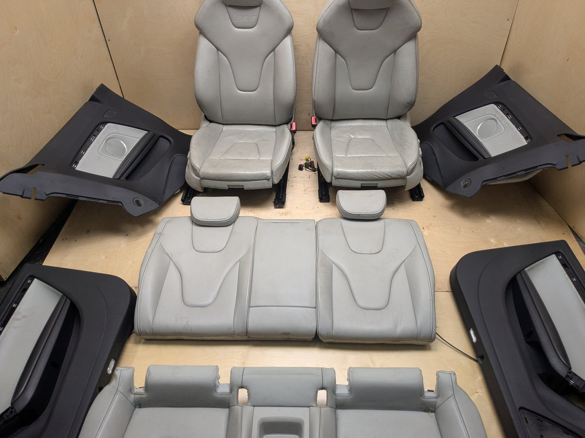 09-17 OEM Audi A5 S5 RS5 B8 8T COUPE Interior Front Rear Seats Door Panels CREAM