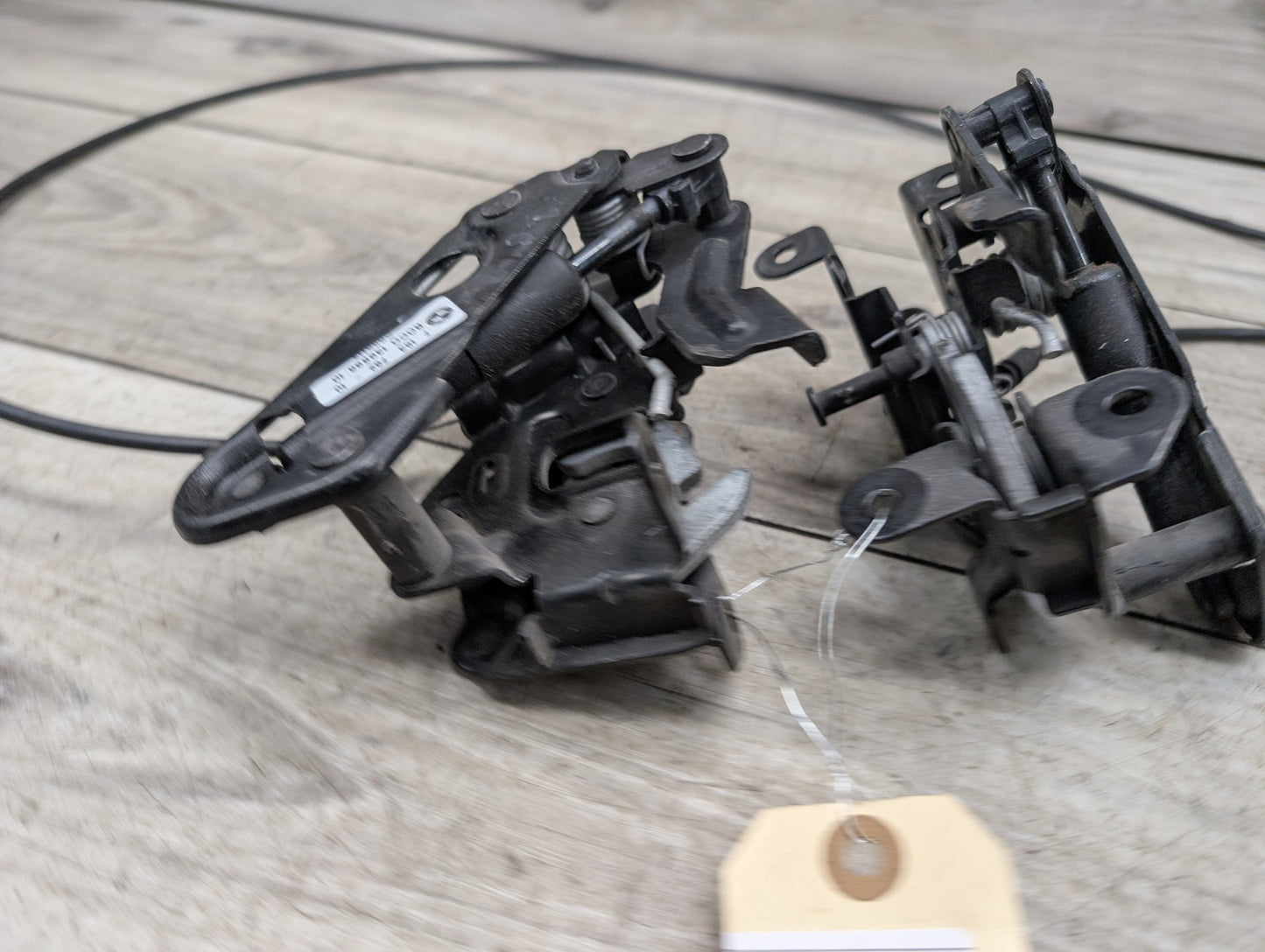 OEM BMW F02 F06 F10 F12 F13 M5 M6 Hood Left Right Hood Lock Latch w/ Cable SET