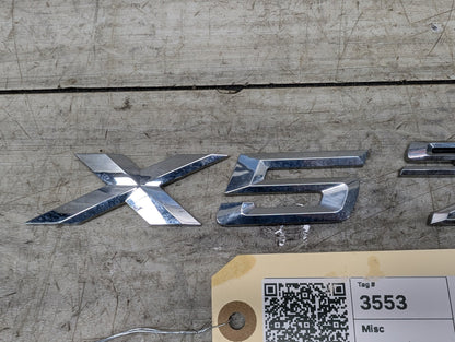 2019-2026 BMW X5 G05 Emblem Badge Symbol Logo SET 7424395