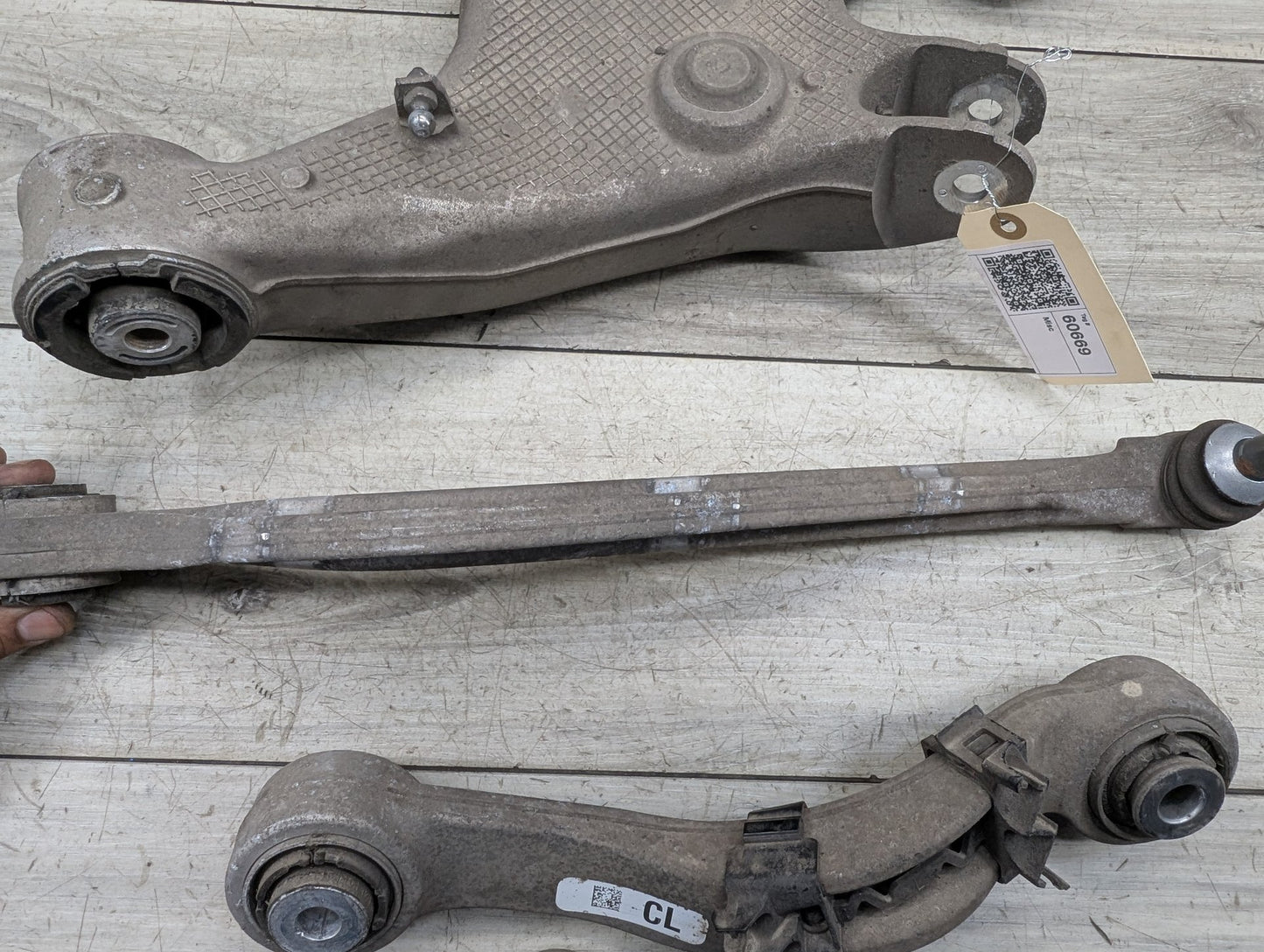 2011-2016 BMW 535i F10 Rear Left Driver Control Arms SET 6784349