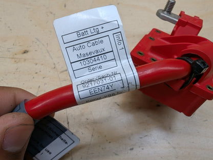 OEM BMW E84 E82 E88 E90 E92 335 M3 Battery Plus Pole Terminal Positive Red Cable