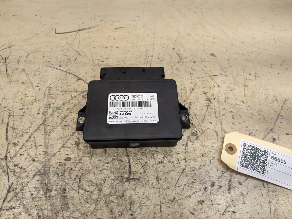 2012-2018 Audi A6 C7 Electric Emergency Parking Brake Module 4H0907801L OEM
