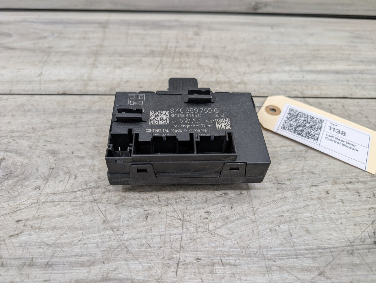 2009 - 2017 Audi Q5 8R Left Rear Door Control Module 8K0959795G EA888