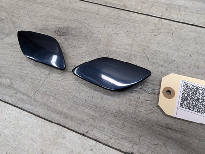 2007-2013 BMW 328i E93 Front Left Right Bumper Headlight Washer Nozzle Insert Covers SET 7186183
