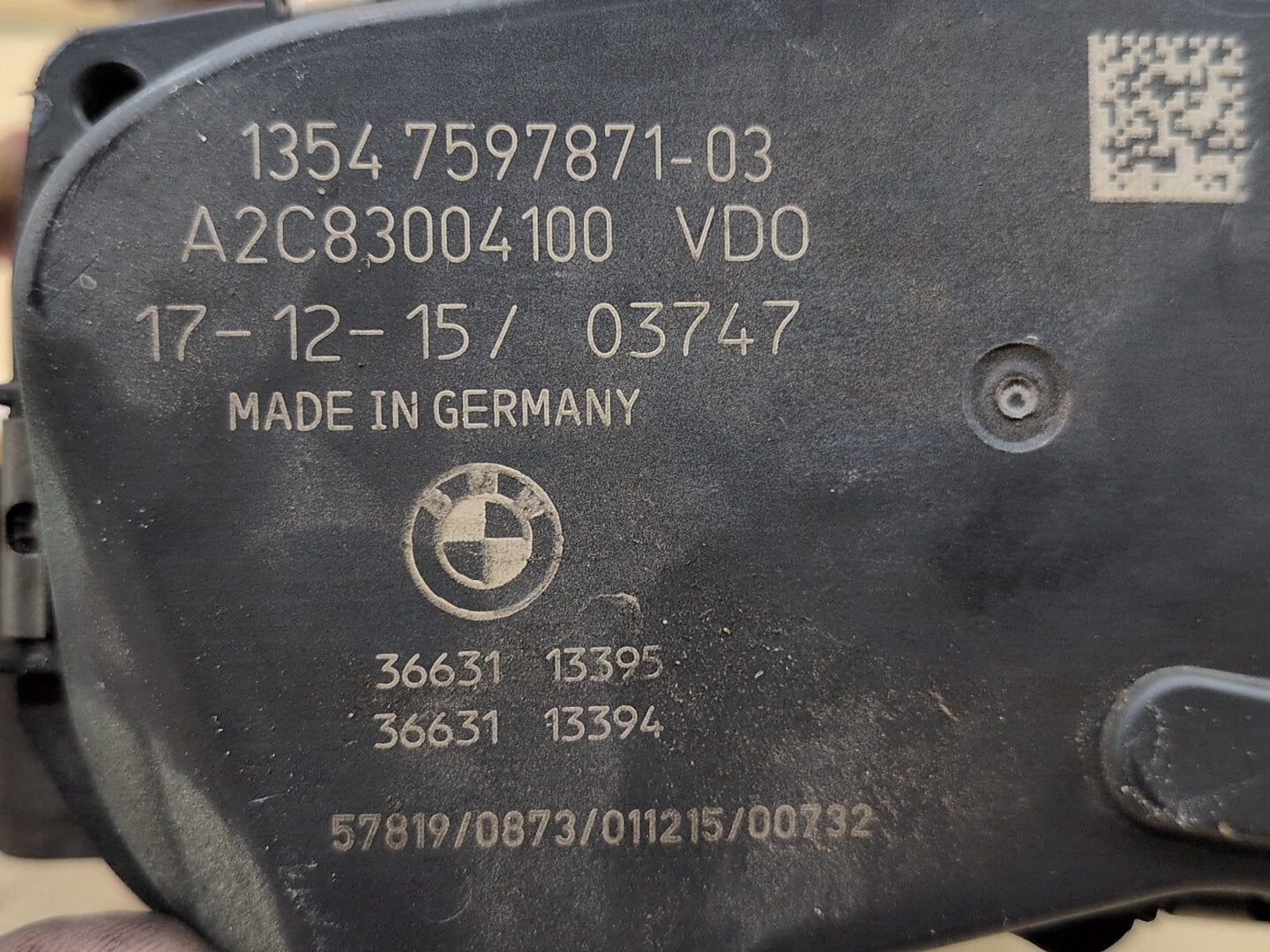 OEM BMW E90 F22 F30 F80 Engine N55 S55 Throttle Body Unit Valve Module Actuator