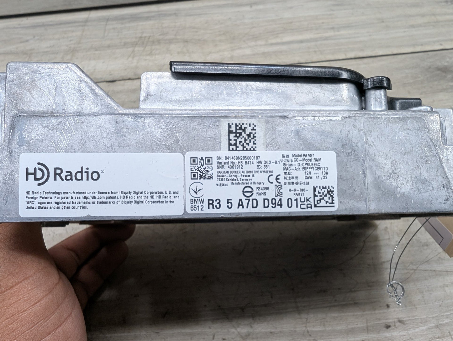 OEM BMW G01 G05 G20 G22 G23 G80 G82 Radio Audio Sound Amplifier Control Module