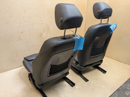 12-20 OEM BMW F30 F36 Front Left Driver Right Passenger Seat Assemblys SET Black