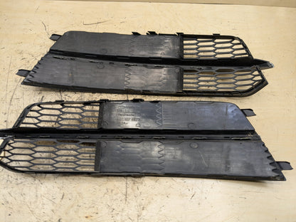 2012-2018 Audi A6 C7 Bumper Cover Grilles SET 4G0807682AF OEM