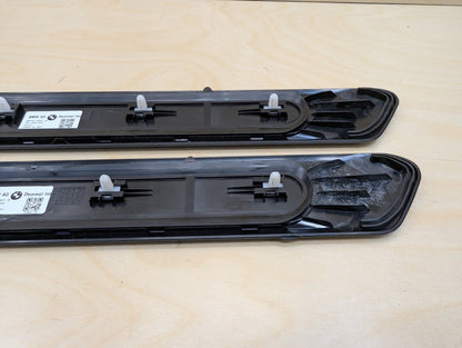 18-24 OEM BMW G01 G02 X3 X4 X Line Front Left Right Door Cover Trim Sills PAIR