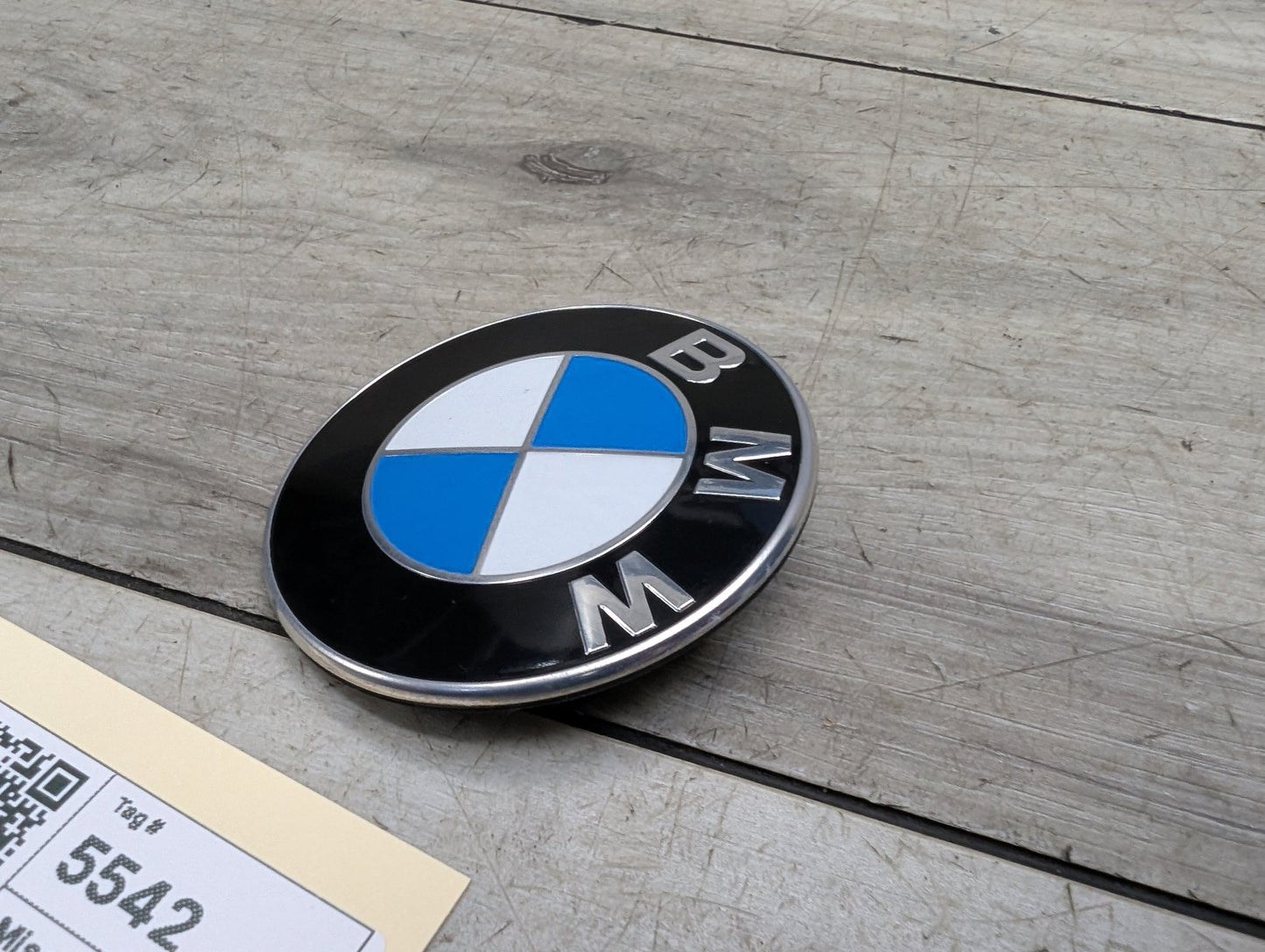 OEM BMW E90 F02 F22 F30 F32 F36 F80 F87 M3 M4 Rear Trunk Lid Round Emblem 74mm