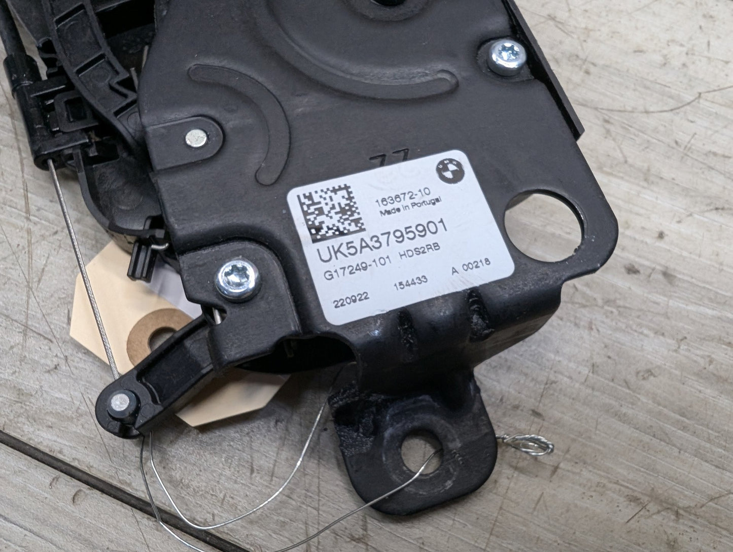 2021-2026 BMW 430i G22 Liftagte Trunk Lid Liftgate Lock Latch Actuator 5A37959
