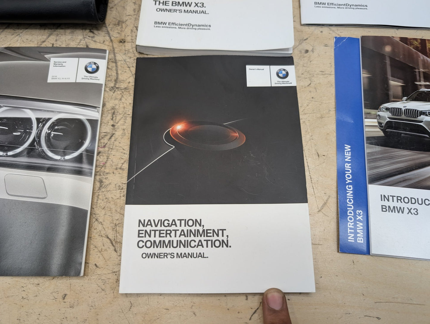 2011-2016 BMW X3 F25 - Owners Instruction Manual Book SET PN: 2285793