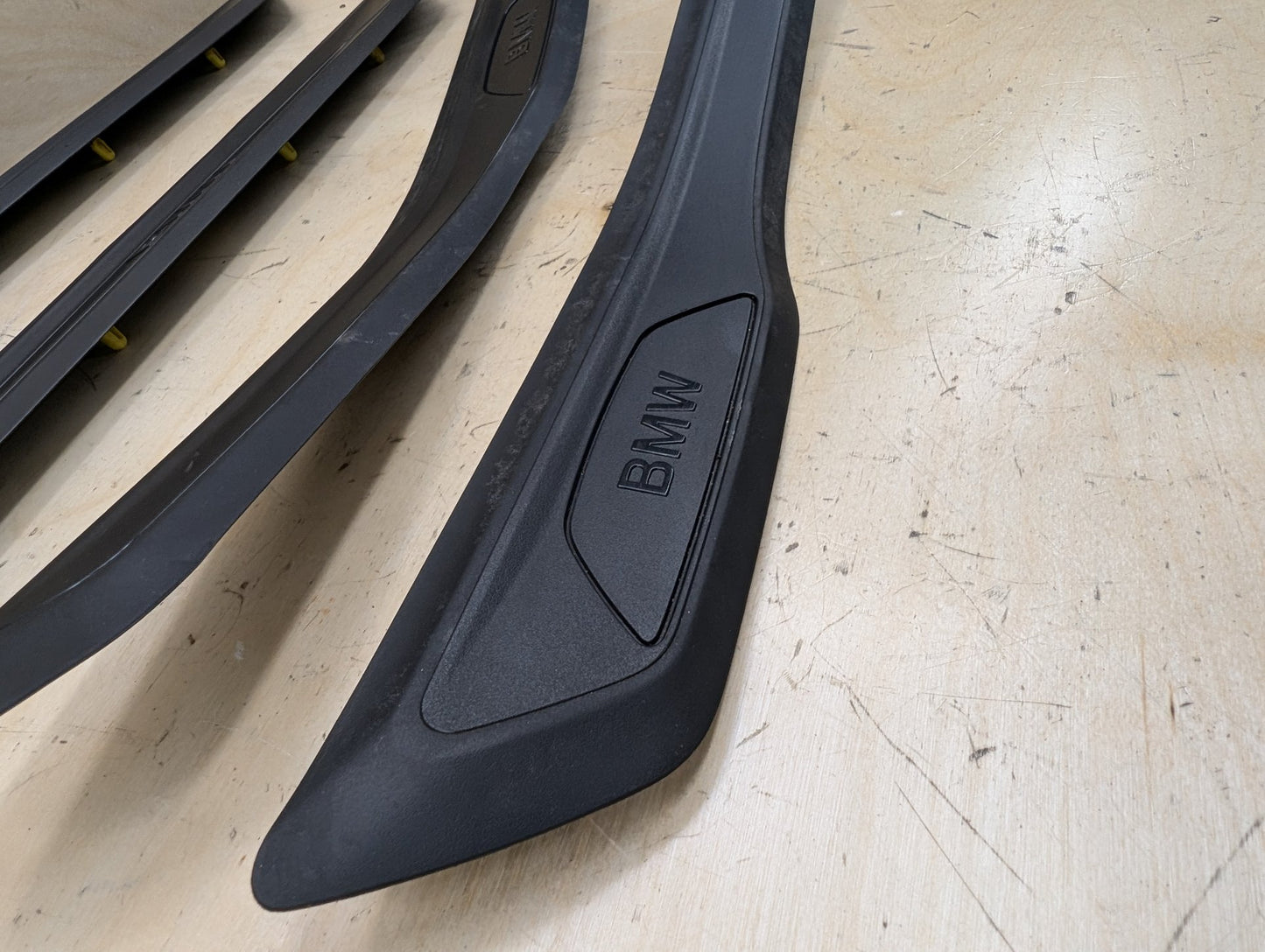 2012-2018 BMW 328i F30 Front Rear Left Right Scuff Plate Door Sill SET 7263315