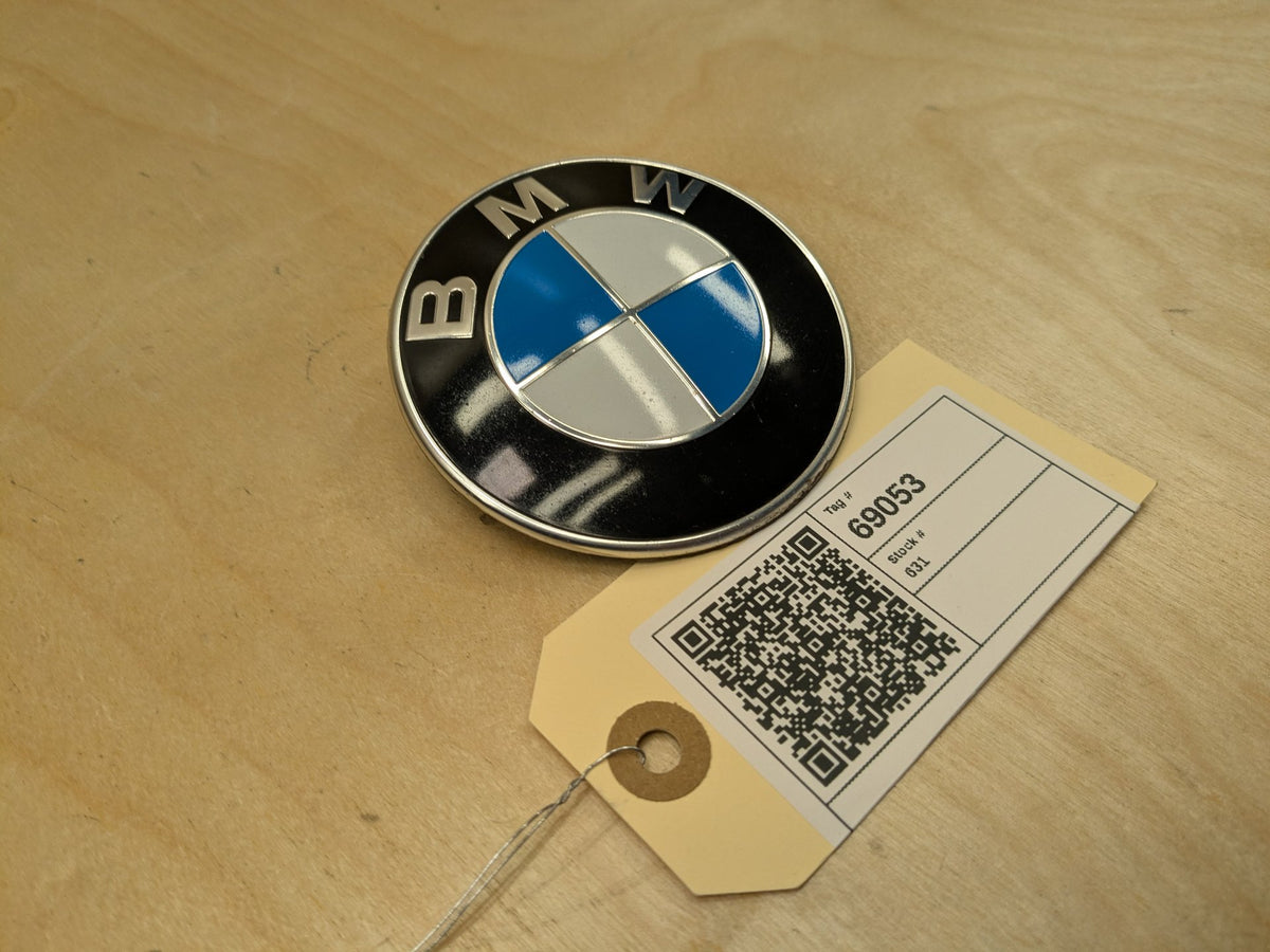OEM BMW E82 E92 F02 F10 F22 F30 F44 F82 Rear Trunk Lid Round Emblem Logo 82MM