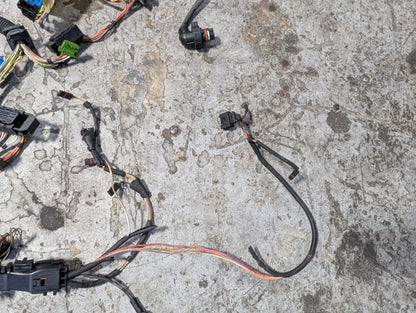 2007-2013 BMW E93 328i N52B30M1 Engine Motor Transmission Wiring Wire Harness SET 7555003