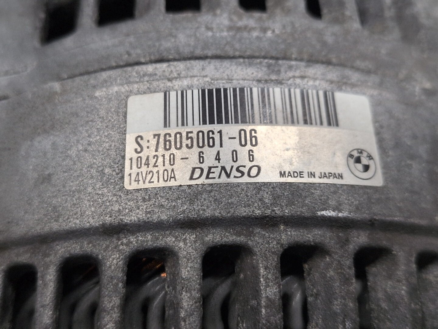 OEM BMW E84 F10 F22 F25 F30 F32 F36 N20 N26 Charging Alternator Generator 210A