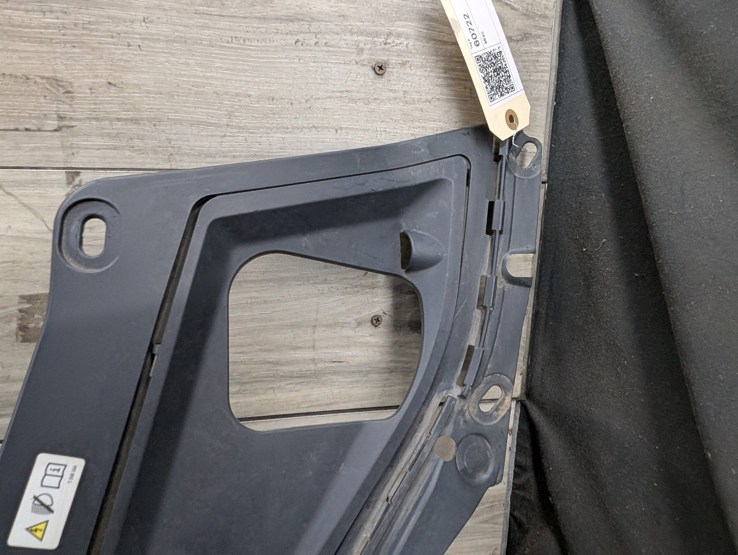 2011-2016 BMW 535i F10 Right Passenger Engine Bay Cover Panel Seal Trim 7019804