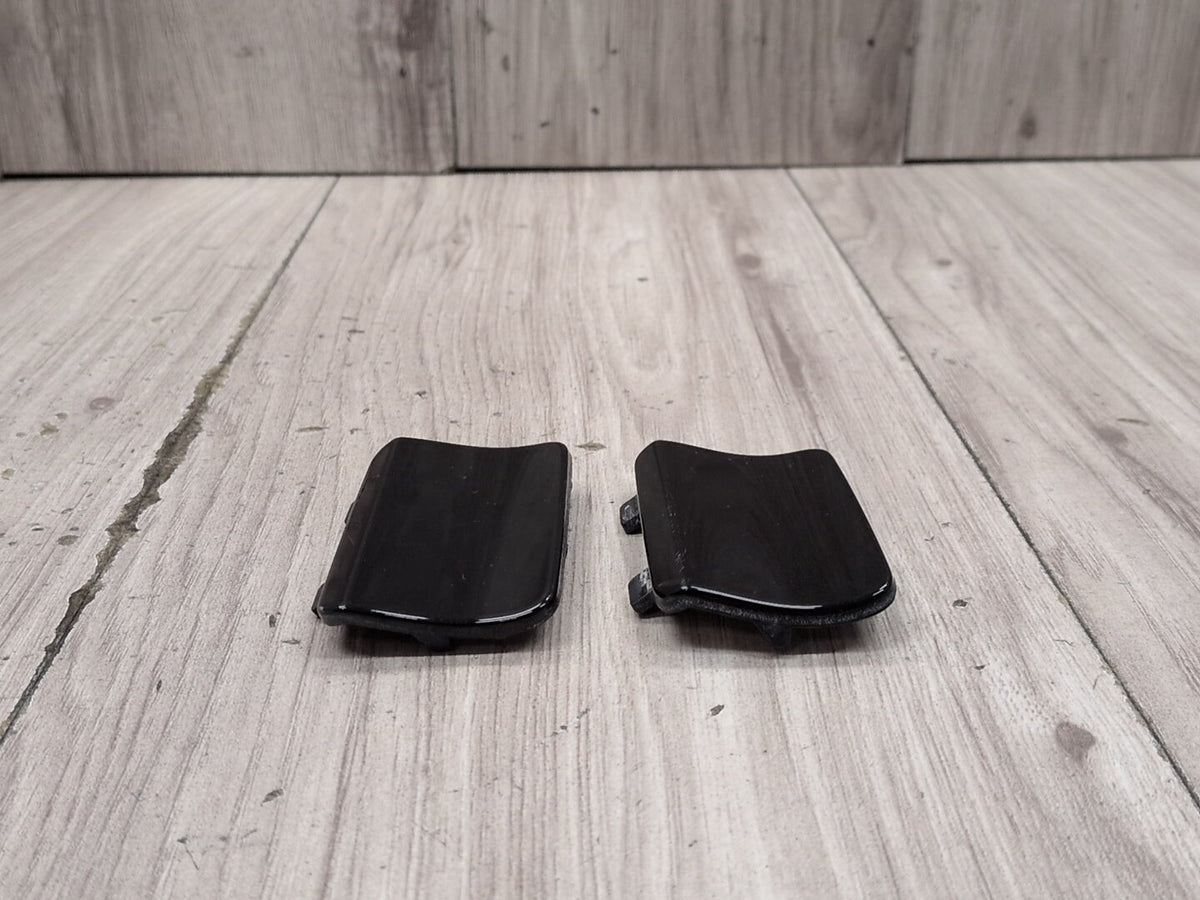 2015-2018 Audi Q3 8U Rear Left Right Bumper Tow Hook Insert Covers SET 8U0807442A OEM