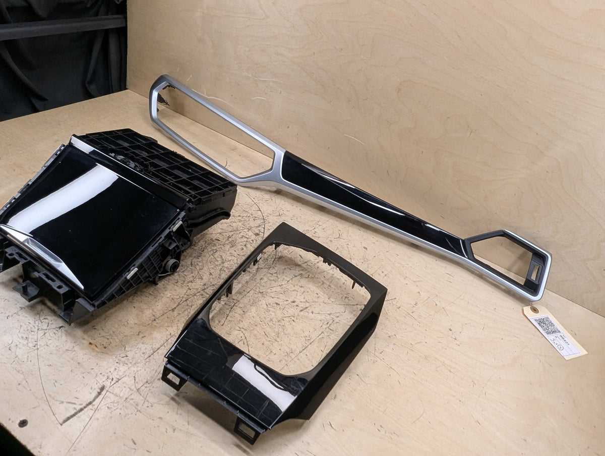 OEM BMW G20 330 Central Console Dash Wood High Gloss Interior Trim SET