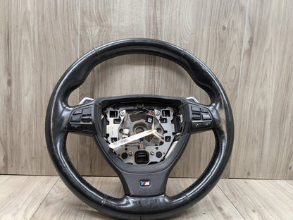 09-16 OEM BMW F01 F02 F10 F12 F13 M SPORT Steering Wheel + Shifters HEATED