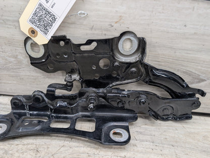 19-24 OEM BMW G20 Front Left Right Bonnet Hood Hinges Black Pair SET