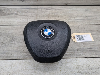 14-19 OEM BMW F15 F16 X5 X6 Front Driver Steering Wheel Airbag Air Bag Black