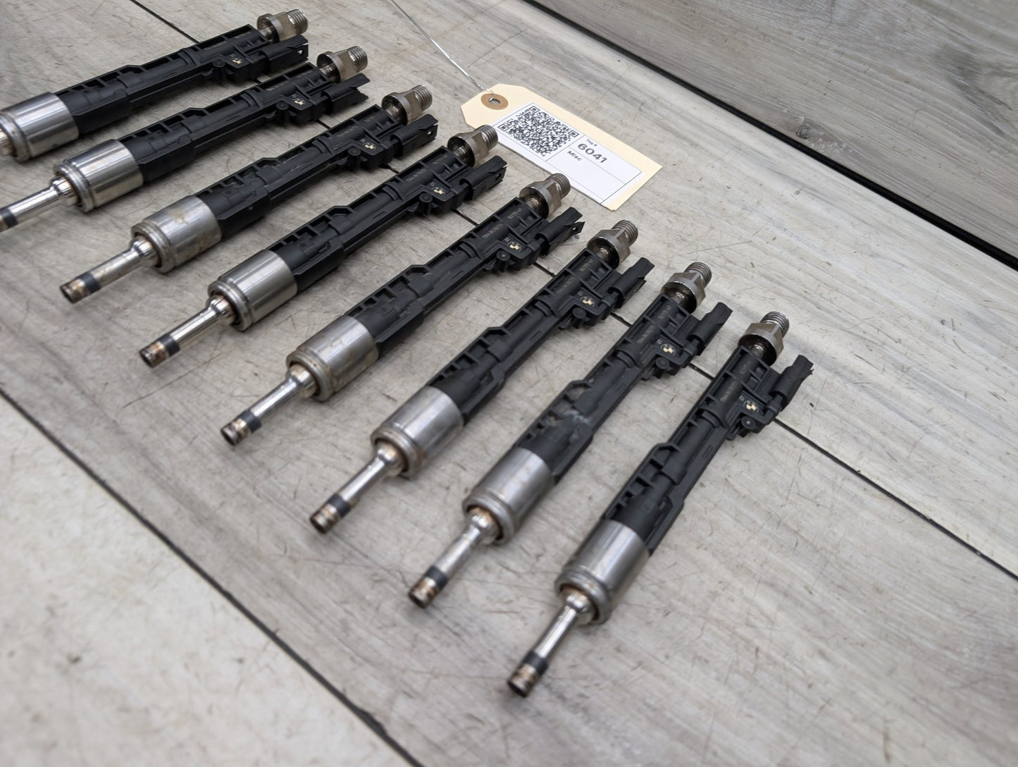 19-24 OEM BMW G12 G30 M550 750 Engine N63R High Pressure Fuel Injector Set