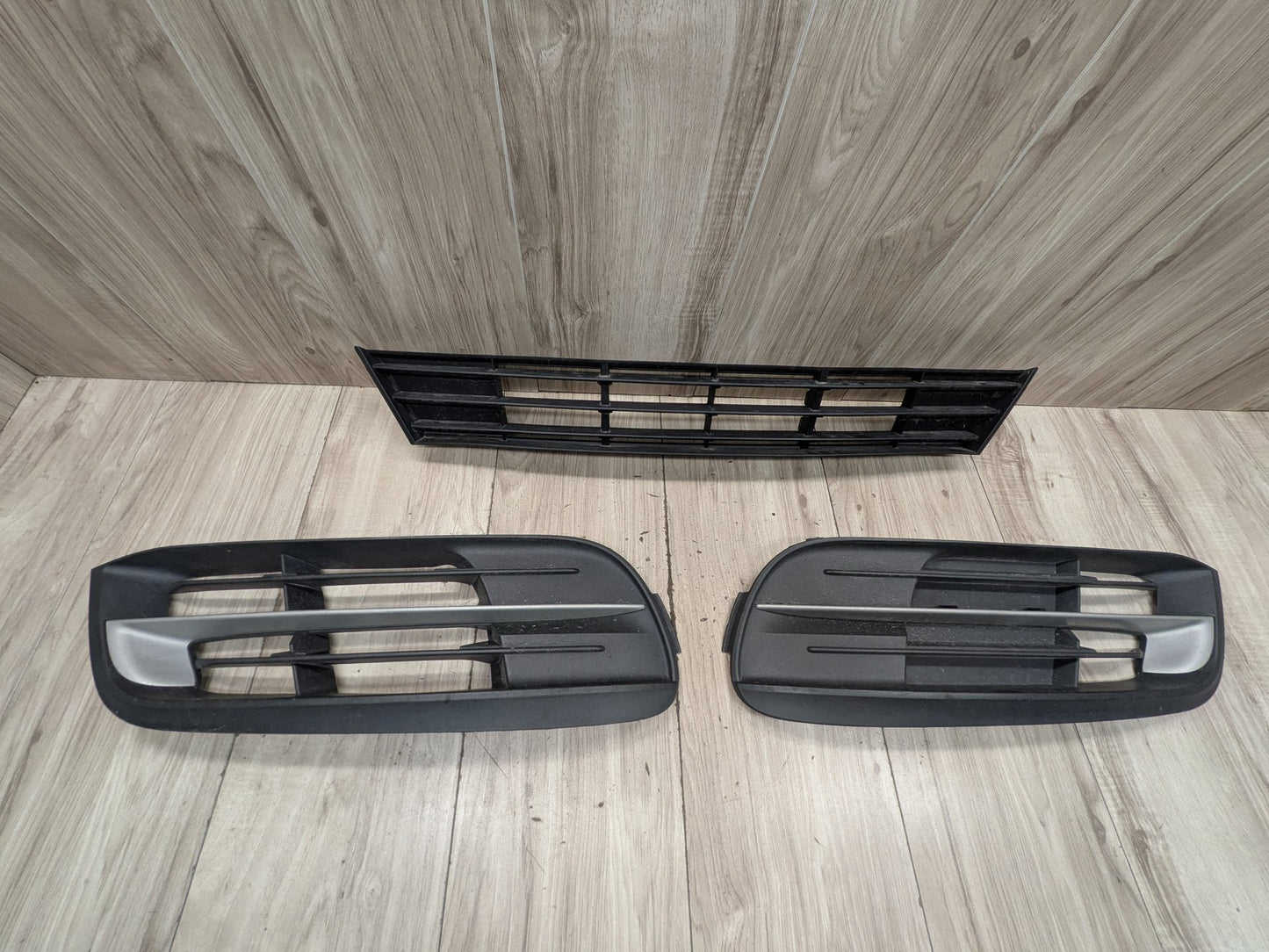 2011 - 2016 BMW 535i F10 Front Left Right Center Bumper Cover Grilles SET 7331728 N55B30A