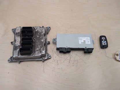 OEM BMW N20 X3 X4 F10 F02 Engine Motor ECU DME Computer w/ Cas & Key SET