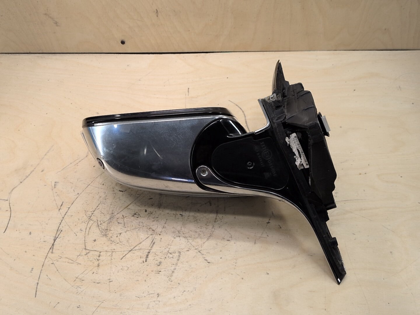 16-22 OEM BMW G12 740 Front Left Driver Side Mirror Heated w/ Camera White A96