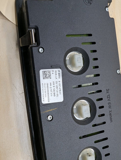 2007-2013 BMW 328i E93 Headliner Overhead Dome Light Switch Module 9137478