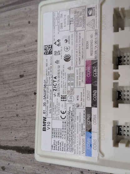 2019-2026 BMW M340i G20 Bdc Body Domain Fem Control Module w/ Key 5A03F58 OEM