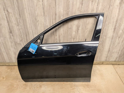 10-16 Mercedes-Benz Sedan W212 Front Left Driver Door Shell Panel Black 040